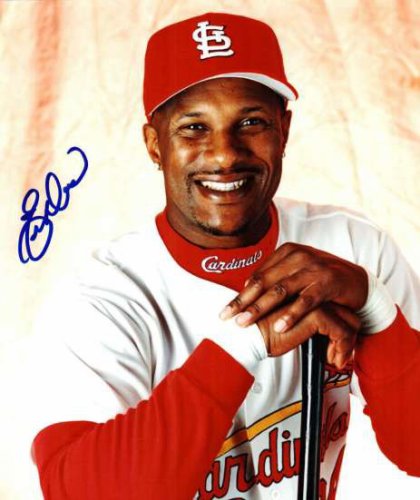 Eric Davis Autographed Signed 8X10 St. Louis Cardinals Photo - Autographs