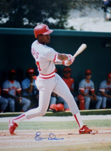 Eric Davis Autographed Signed Cicinnati Reds 11X14 Photo With COA - Autographs