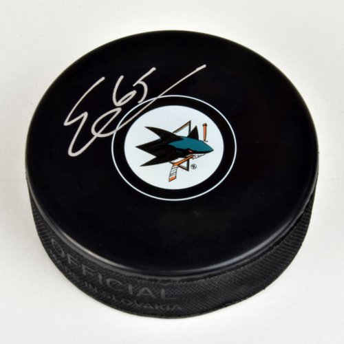 Erik Karlsson San Jose Sharks Autographed Signed Hockey Puck