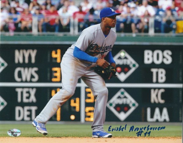 Erisbel Arruebarrena Autographed Signed 8X10 Los Angeles Dodgers Photo - Autographs 