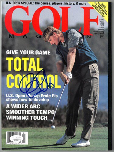 Ernie Els Autographed Signed Golf Full Magazine June 1995- JSA #EE63306 (US Open Champ) 