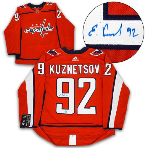Evgeny Kuznetsov Washington Capitals Autographed Signed Adidas Jersey