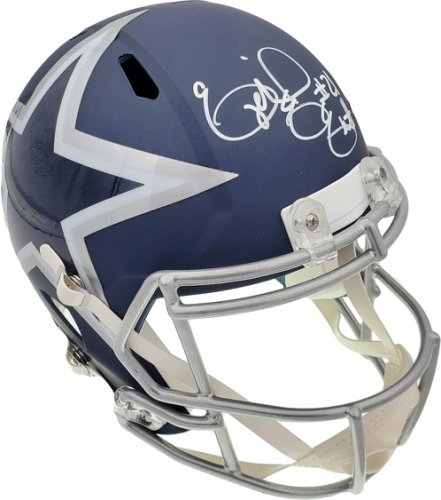 Ezekiel Elliott Autographed Signed Dallas Cowboys Amp Full Size Speed Replica Helmet Beckett Beckett 