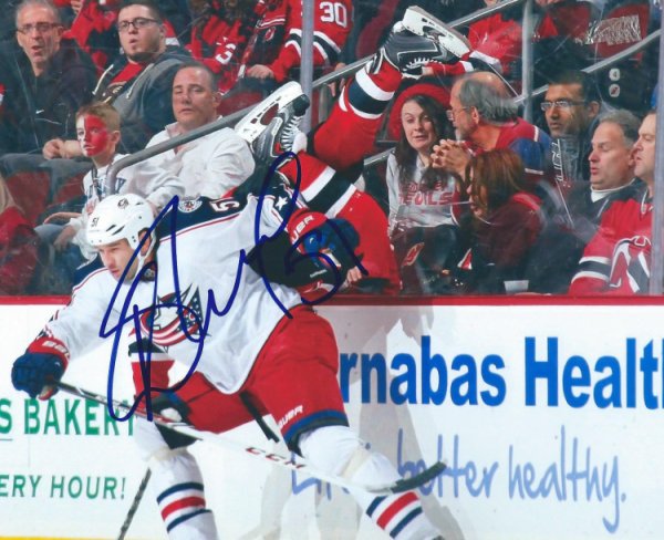 Fedor Tyutin Autographed Signed Columbus Blue Jackets 8X10 Photo - COA - Autographs