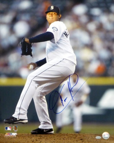 Felix Hernandez Autographed Signed 16X20 Photo Seattle Mariners Mcs Holo #72473 