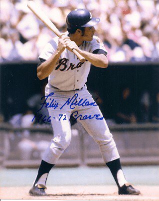 Felix Millan Autographed Signed 8X10 Atlanta Braves Photo - Autographs
