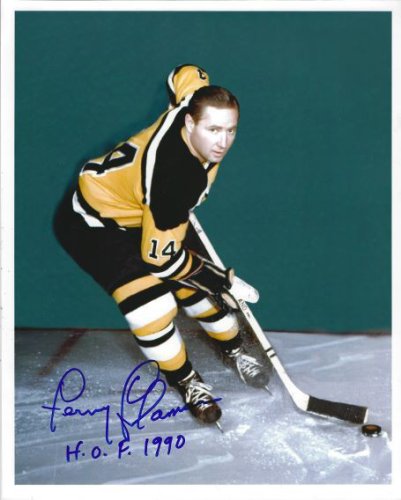 Fern Flaman Autographed Signed 8X10 Boston Bruins Photo - Autographs