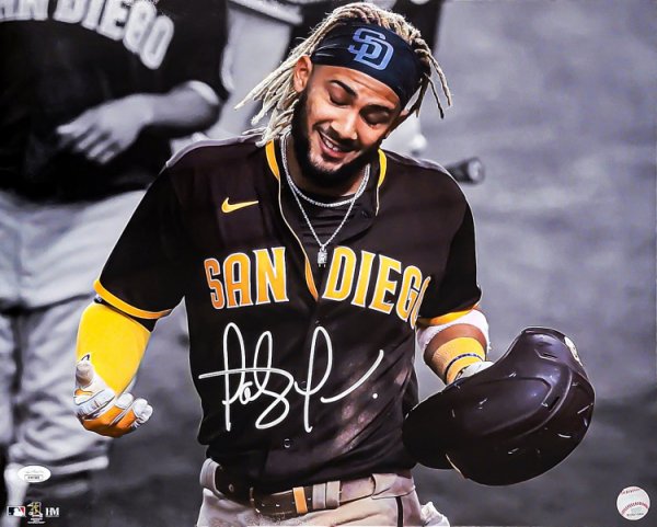 Fernando Tatis Jr. Autographed 16X20 Photo San Diego Padres Spotlight JSA