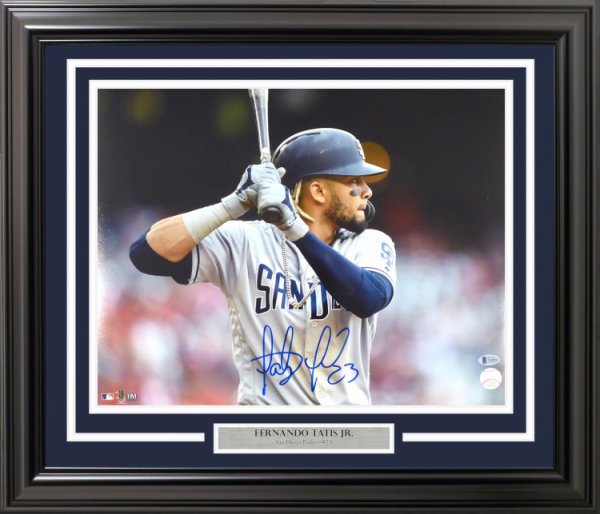 Fernando Tatis Jr. Autographed Signed Framed 16X20 Photo San Diego Padres Beckett Beckett 