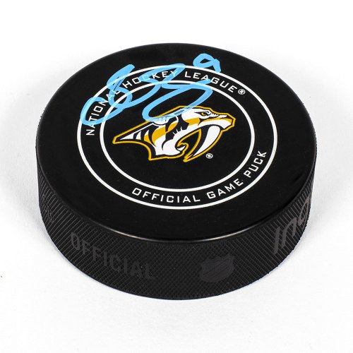 Filip Forsberg Autographed Signed Nashville Predators Official Game Puck