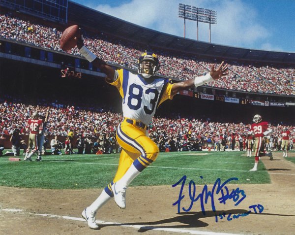Flipper Anderson Autographed Signed 8X10 Los Angeles Rams Photo - Autographs