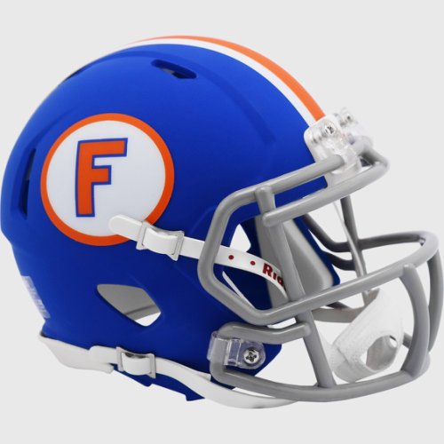 Florida Gators NCAA Mini Speed Football Helmet Matte Blue