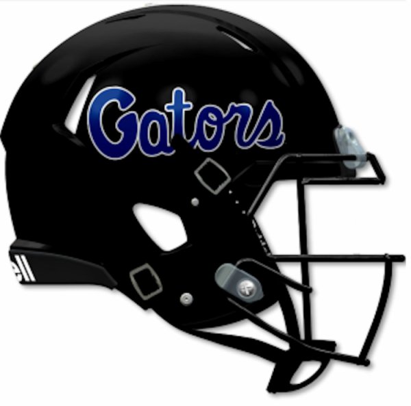 Florida Gators NCAA Mini Speed Football Helmet Satin Black 
