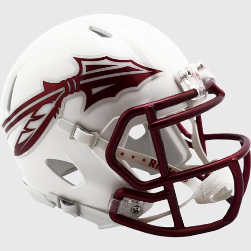 Florida State Seminoles NCAA Mini Speed Football Helmet White 2023 