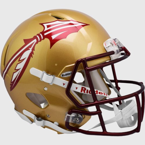Florida State Seminoles Speed Football Helmet Metallic Paint 