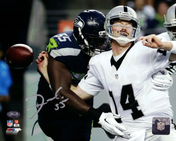 Frank Clark Autographed 8X10 Photo Seattle Seahawks Mcs Holo #94272