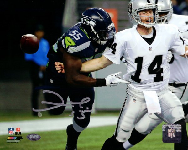 Frank Clark Autographed 8X10 Photo Seattle Seahawks Mcs Holo #94273