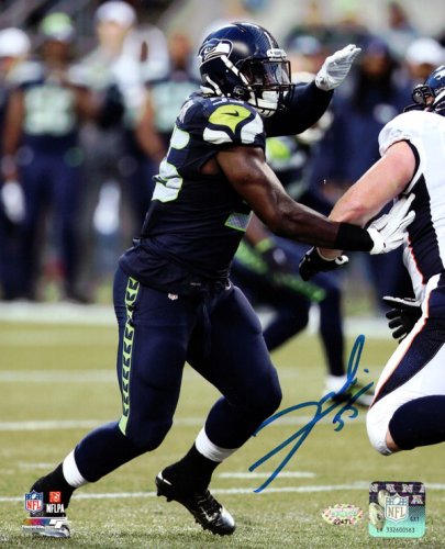 Frank Clark Autographed Signed 8X10 Photo Seattle Seahawks Mcs Holo #94271 