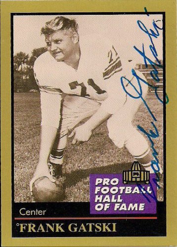 Frank Gatski Autographed Signed 1991 Enor Football Card - Autographs