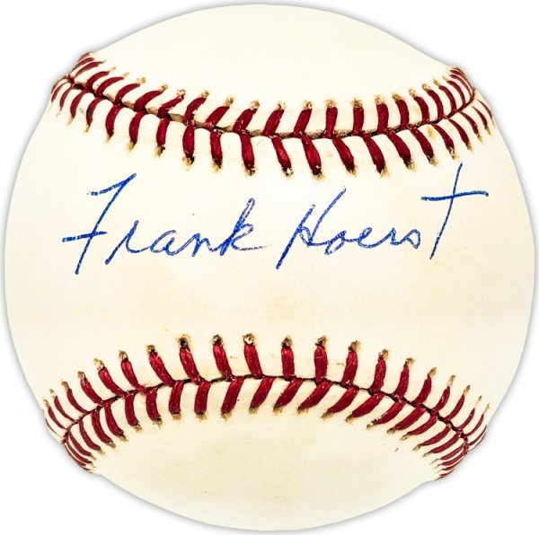Frank Hoerst Autographed Signed Official Nl Baseball Philadelphia Phillies Beckett Beckett Qr #Bm25038 