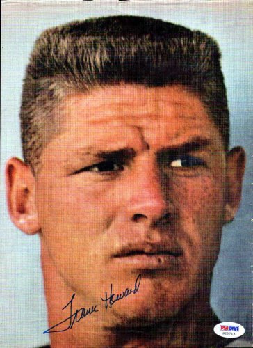 Frank Howard Autographed 8X11 Magazine Page Photo PSA/DNA