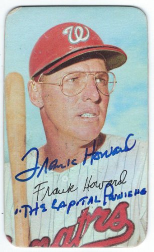 Frank Howard Autographed Signed 1971 Topps Super Card - Autographs