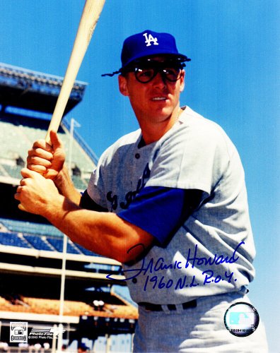 Frank Howard Autographed Signed Los Angeles Dodgers Holding Bat Pose 8x10 Photo w/1960 NL ROY 