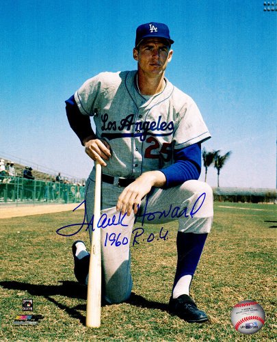 Frank Howard Autographed Signed Los Angeles Dodgers Kneel Pose 8x10 Photo w/1960 ROY 