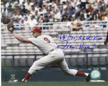 Frank Howard Autographed Signed Washington Senators 8x10 Photo '68 '70 AL HR King (horizontal-blue sig) 