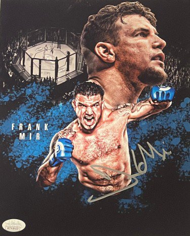 Frank Mir Autographed Signed UFC Ultimate Fighting Championship/MMA Collage 8x10 Photo- JSA Witnessed 