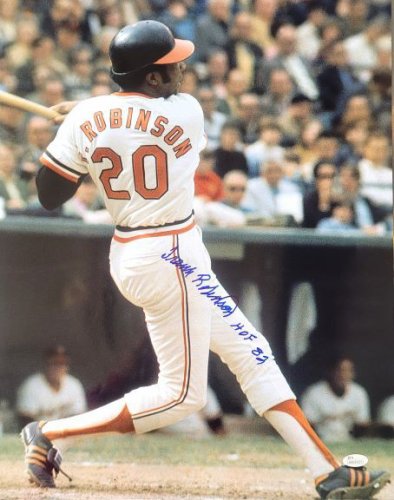 Frank Robinson Autographed Signed 16X20 Baltimore Orioles Photo JSA - Autographs 