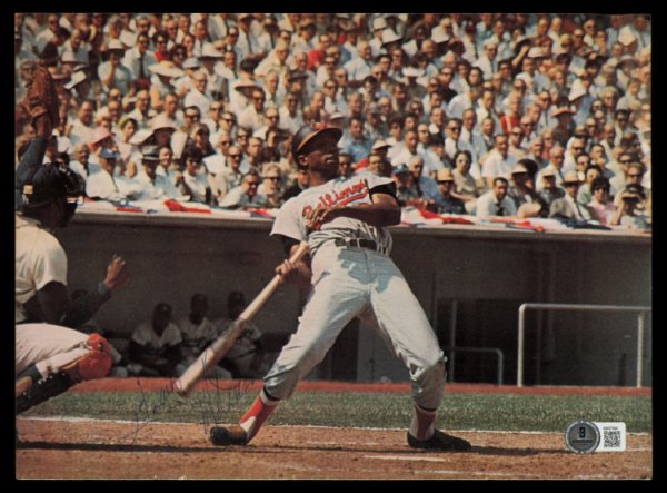 Frank Robinson Autographed Signed 8X11 Magazine Page Photo Baltimore Orioles Beckett Beckett Qr #Bm37366 
