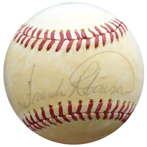 Frank Robinson Autographed Signed Official Al Baseball Baltimore Orioles, Cincinnati Reds Vintage Beckett Beckett 