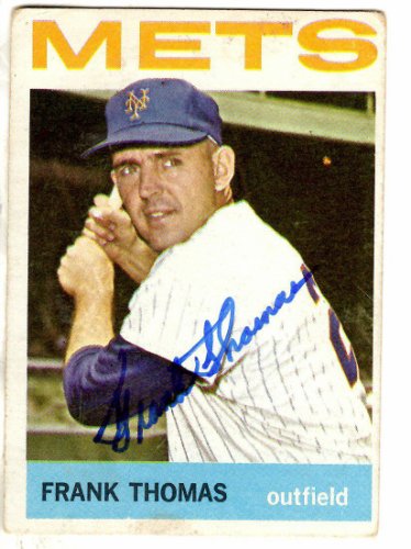 Frank Thomas Autographed Signed New York Mets 1964 Topps Card - Autographs