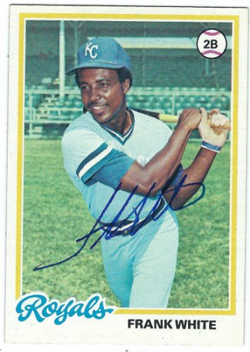 Frank White Autographed Signed 1978 Topps Card - Autographs