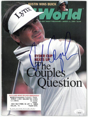 Fred Couples Autographed Signed Golf World Full Magazine August 11, 1995- JSA #EE63349 