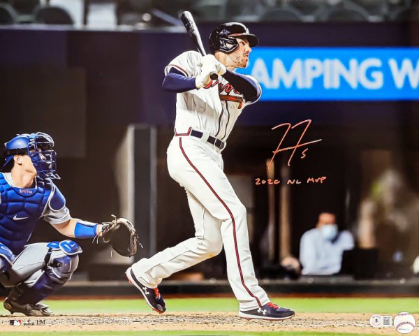 Freddie Freeman Autographed Signed 16X20 Photo Atlanta Braves "2020 Nl MVP" Beckett Beckett Qr #209156 
