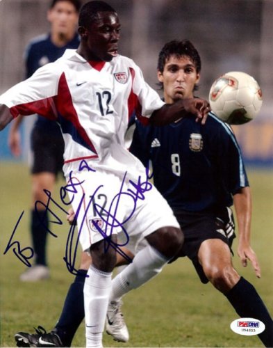 Freddy Adu Autographed 8X10 Photo Team Usa "To Alexa" PSA/DNA
