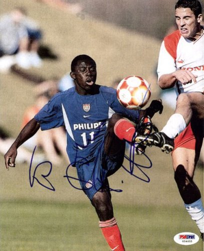 Freddy Adu Autographed 8X10 Photo Team Usa "To John" PSA/DNA