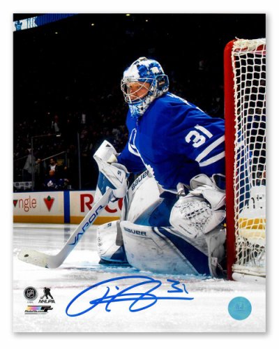 Frederik Andersen Toronto Maple Leafs Autographed Signed Goalie Crease 8x10 Photo