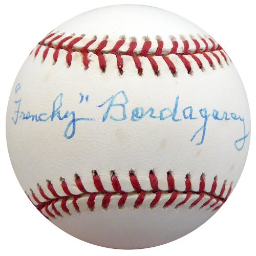 Frenchy Bordagaray Autographed Signed Official Nl Baseball Brooklyn Dodgers Beckett Beckett 