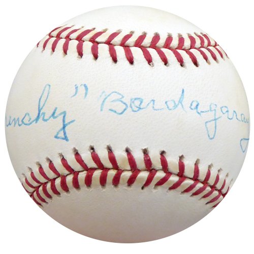 Frenchy Bordagary Autographed Official Nl Baseball Brooklyn Dodgers Beckett Beckett