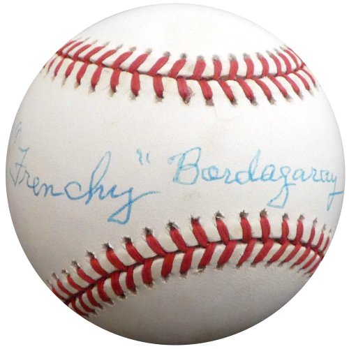 Frenchy Bordagary Autographed Official Nl Baseball Brooklyn Dodgers Beckett Beckett