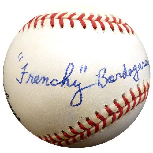 Frenchy Bordagary Autographed Official Nl Baseball Brooklyn Dodgers Beckett Beckett