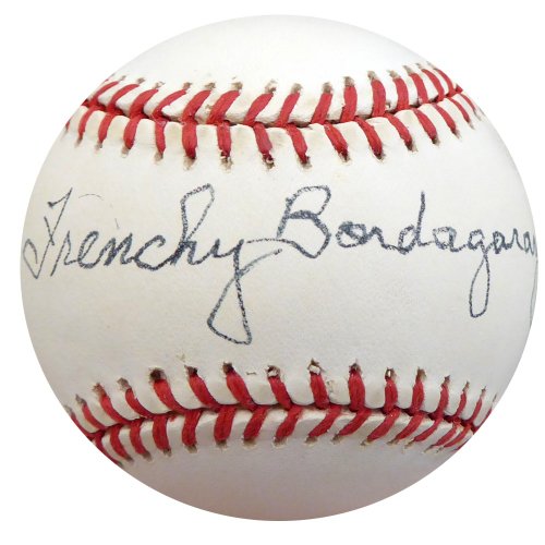 Frenchy Bordagary Autographed Official Nl Baseball Brooklyn Dodgers Beckett Beckett