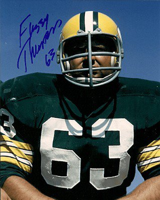 Fuzzy Thurston Autographed Signed Green Bay Packers Photo - Autographs 