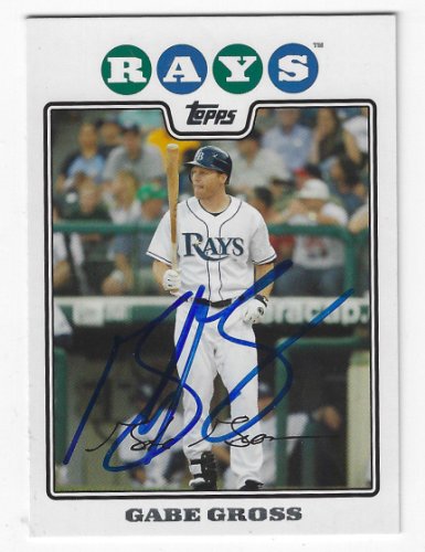 Gabe Gross Autographed Signed 2008 Topps Card - Autographs