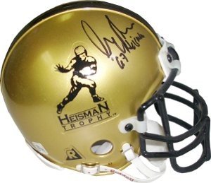 Gary Beban Autographed Signed Heisman Authentic Gold Mini Helmet 67 Heisman (UCLA Bruins)- JSA Hologram #CC09402 