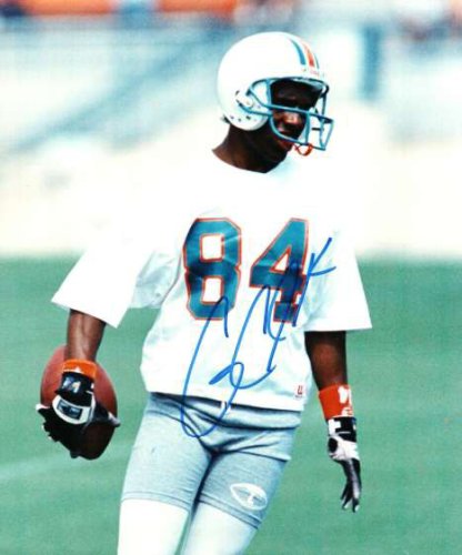 Gary Clark Autographed Signed Miami Dolphins Photo - Autographs