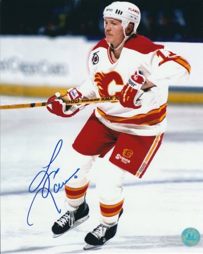 Gary Leeman Autographed Signed 8X10 Calgary Flames Photo - Autographs